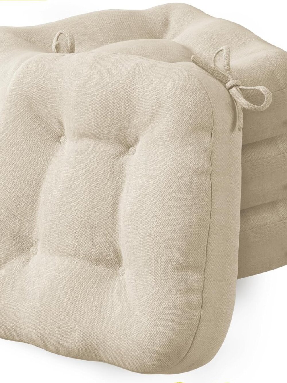 Dining Chair Cushions 4 Pack, Thick Memory Foam Kitchen Seat Pads